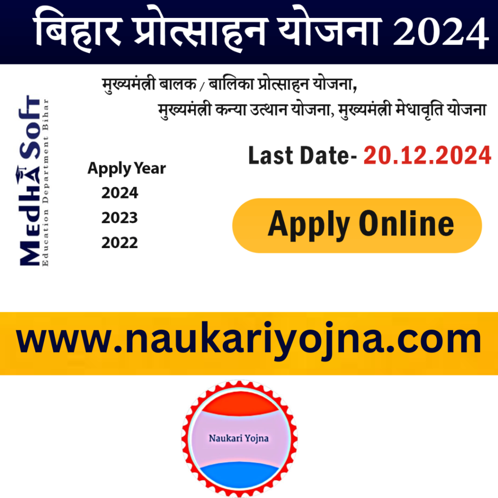 Bihar 10th, 12th Pass Protsahan Yojana 2024 Reopen Online